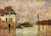 Alfred Sisley L Inondation a Port Marly oil painting on canvas